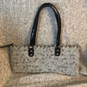 Bar code candy wrapper mini purse